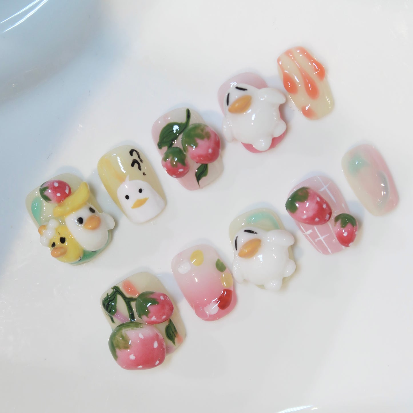Strawberry ducks