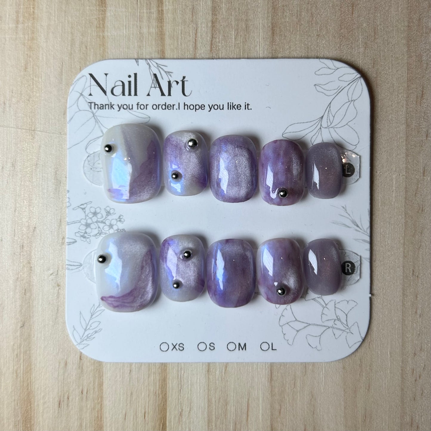 Ombré purple