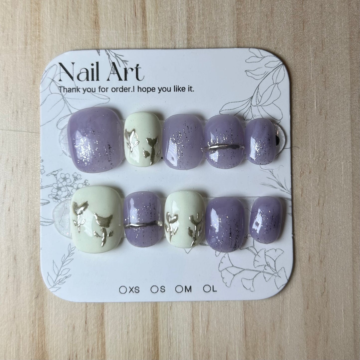 Purple florals