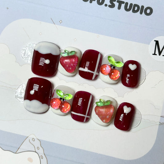 Red cherries & strawberries
