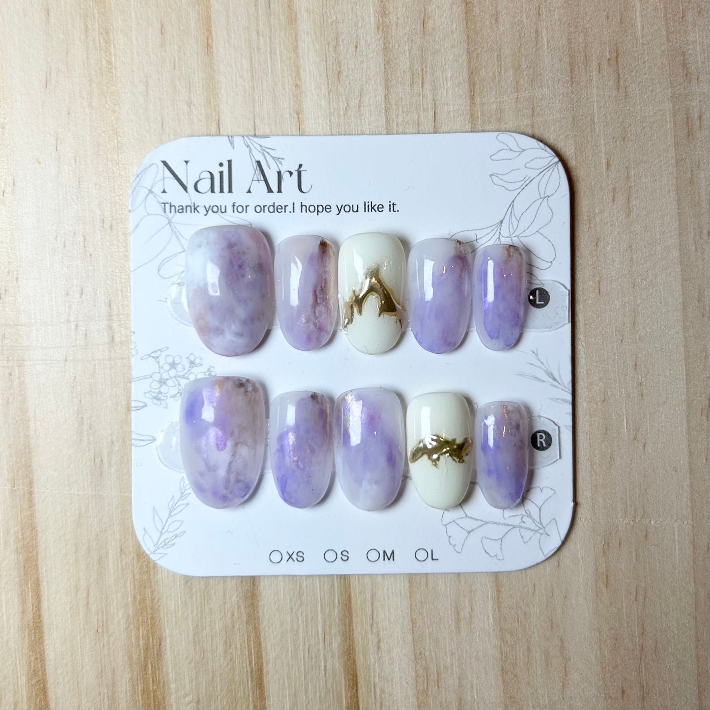 Ombré purple
